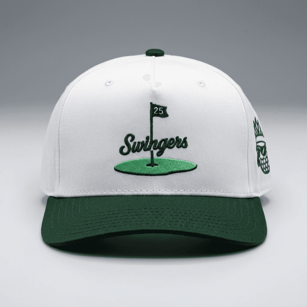 Back 9 Snapback - White/Green
