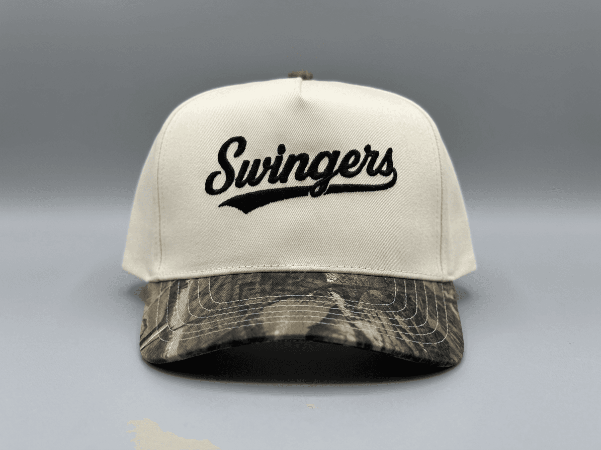 Swingers Camo Snapback — Cream — hats by Swingers Club