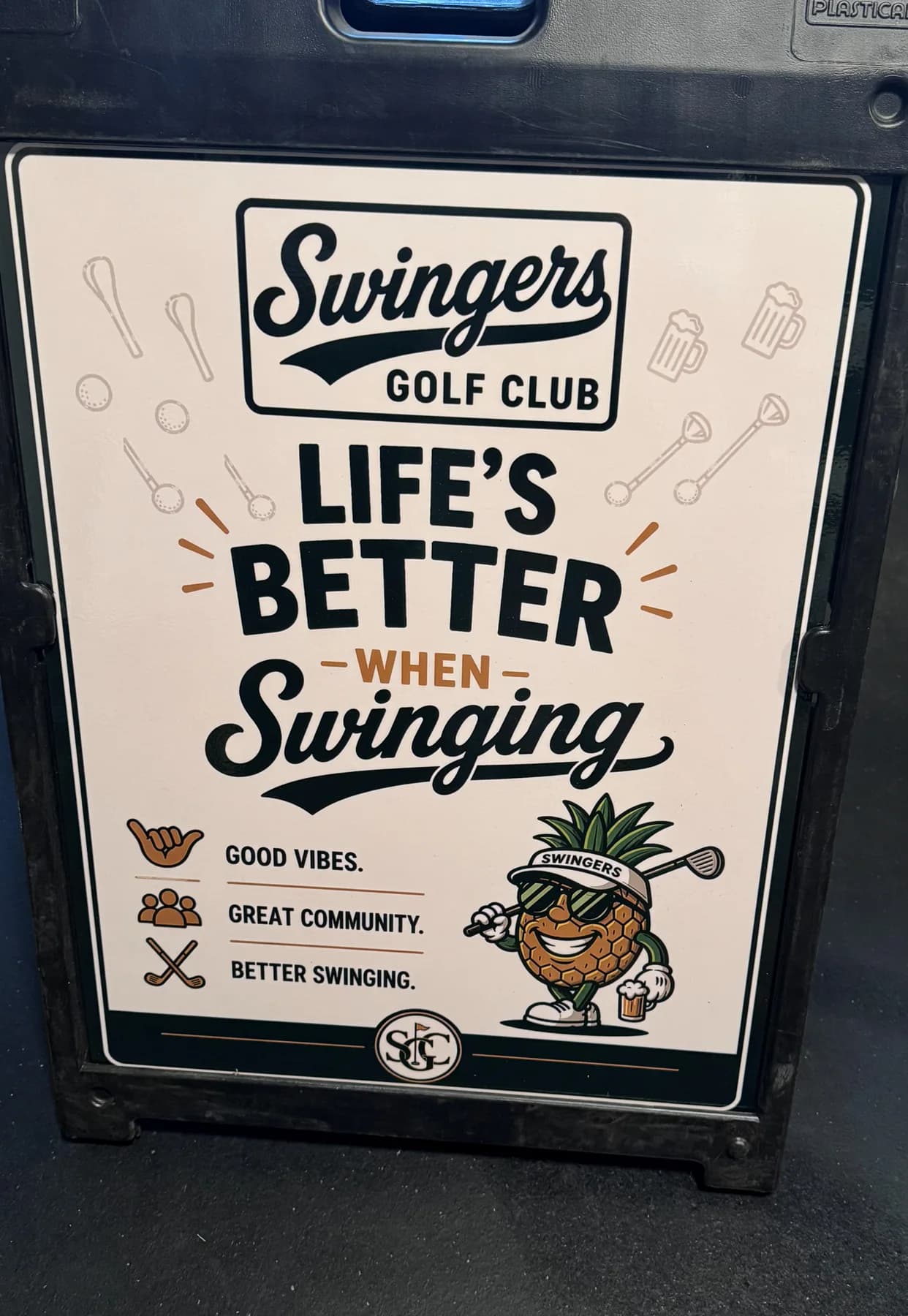 Life's better when swinging.
