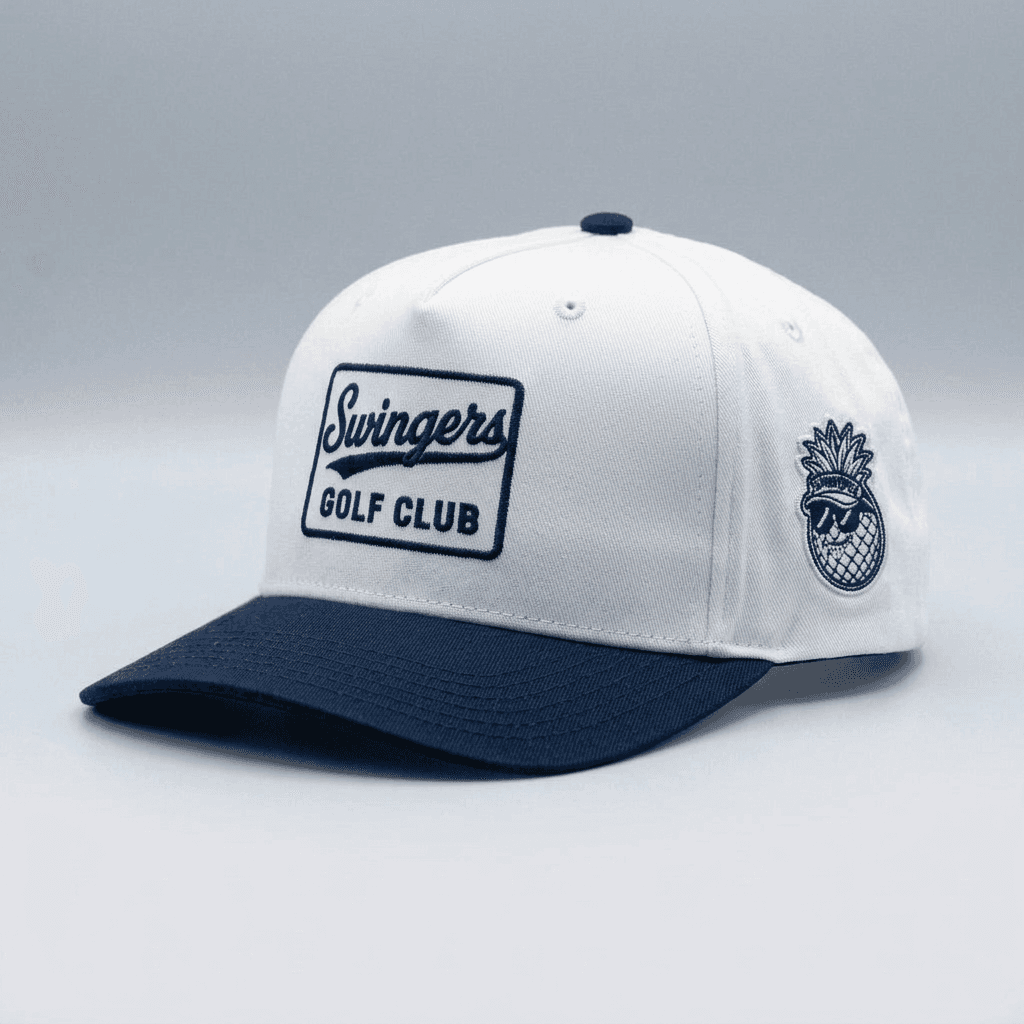 White/Navy — White — hats by Swingers Club — view 2