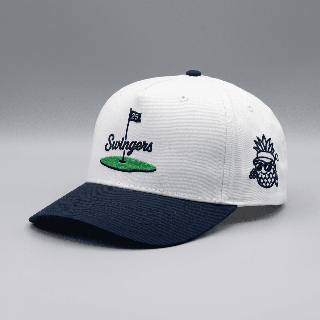 White/Navy — White — hats by Swingers Club — view 2