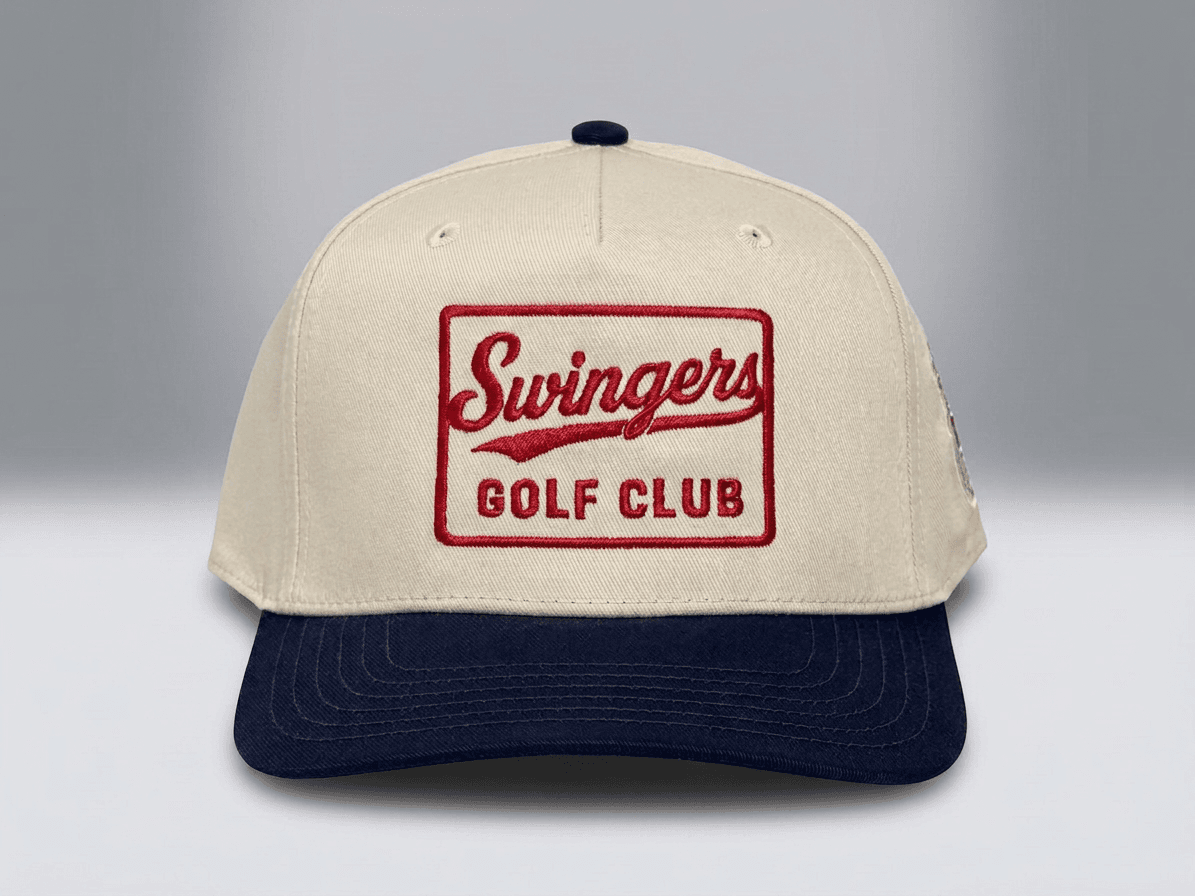 Cream/Navy/Red — Cream — hats by Swingers Club — view 1