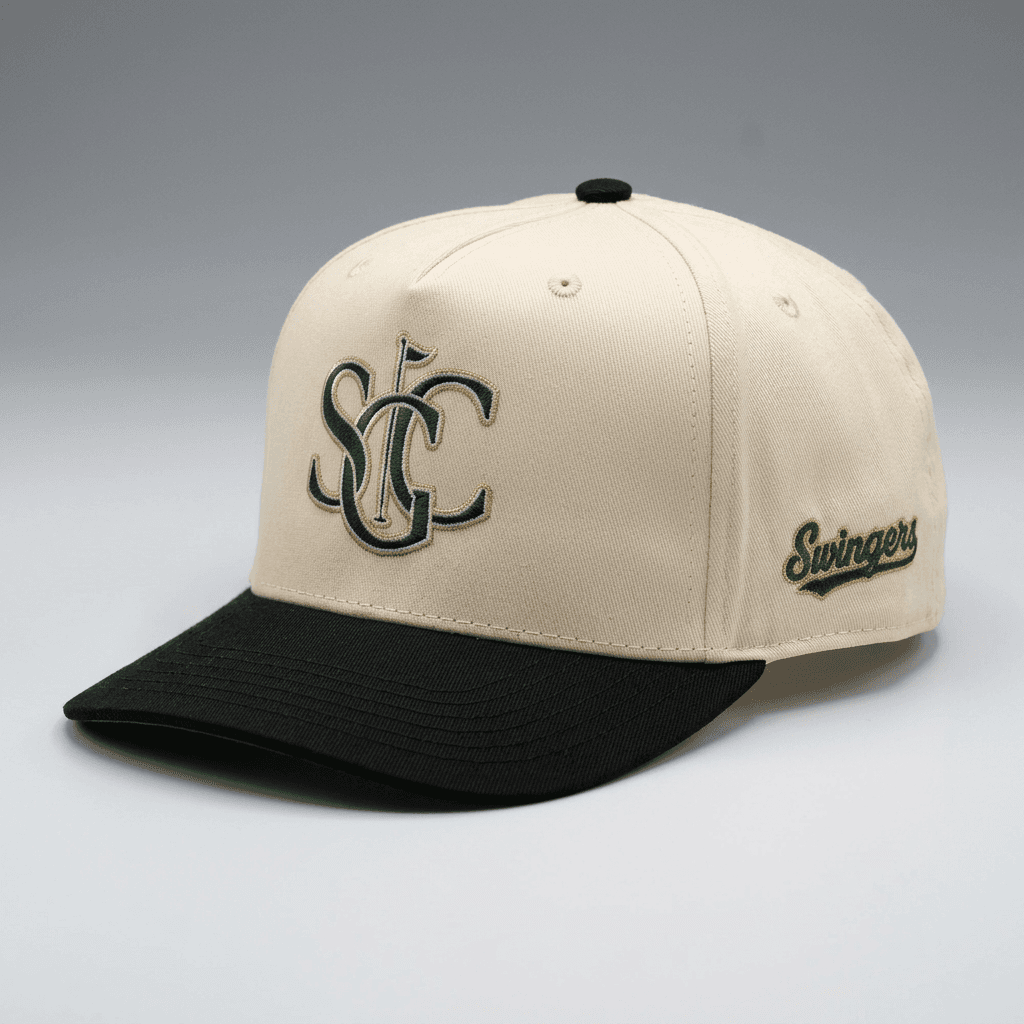 Cream/Black — Cream — hats by Swingers Club — view 2