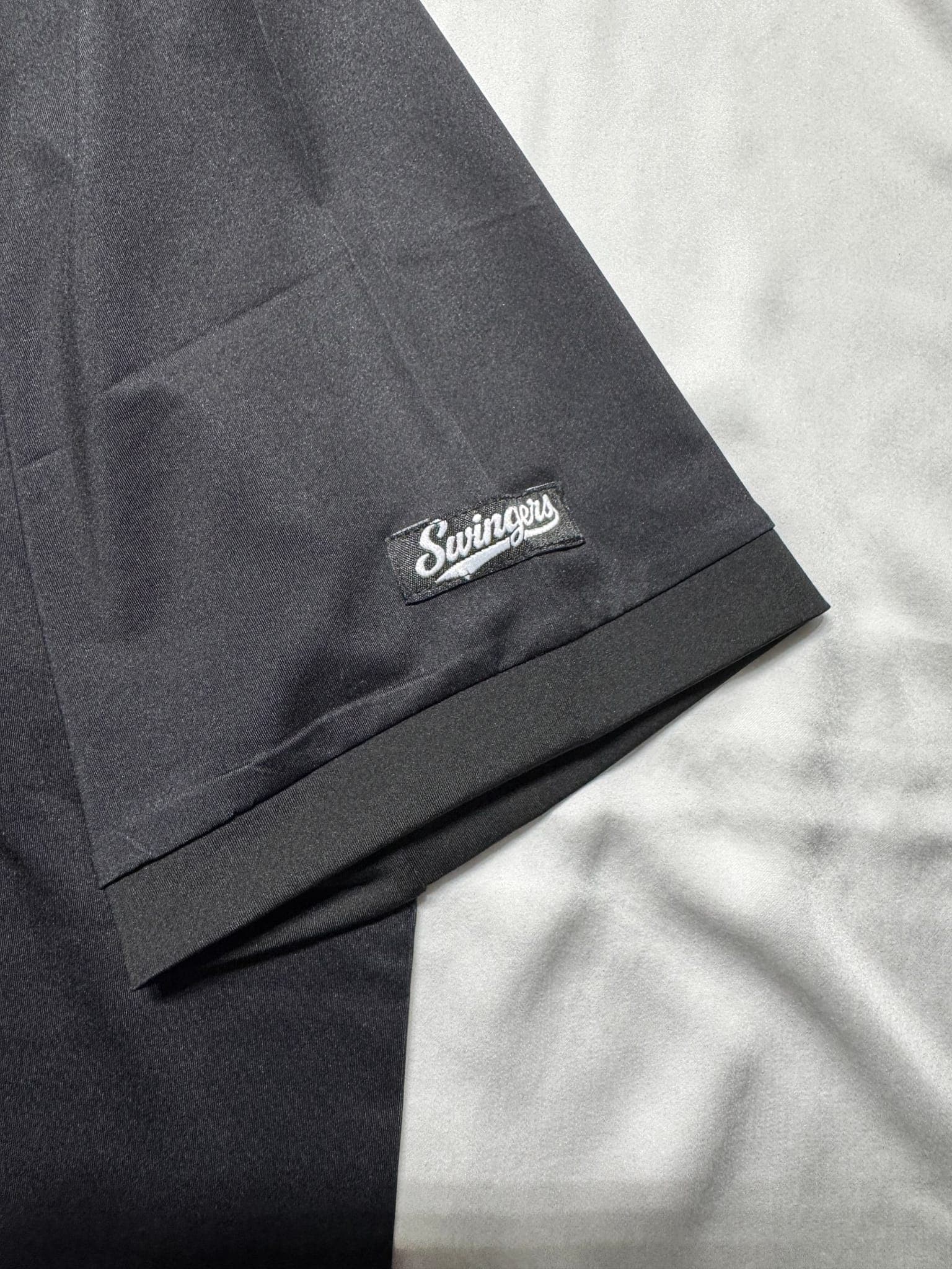 The Back 9 Performance Polo — Black — polos by Swingers Club — view 4