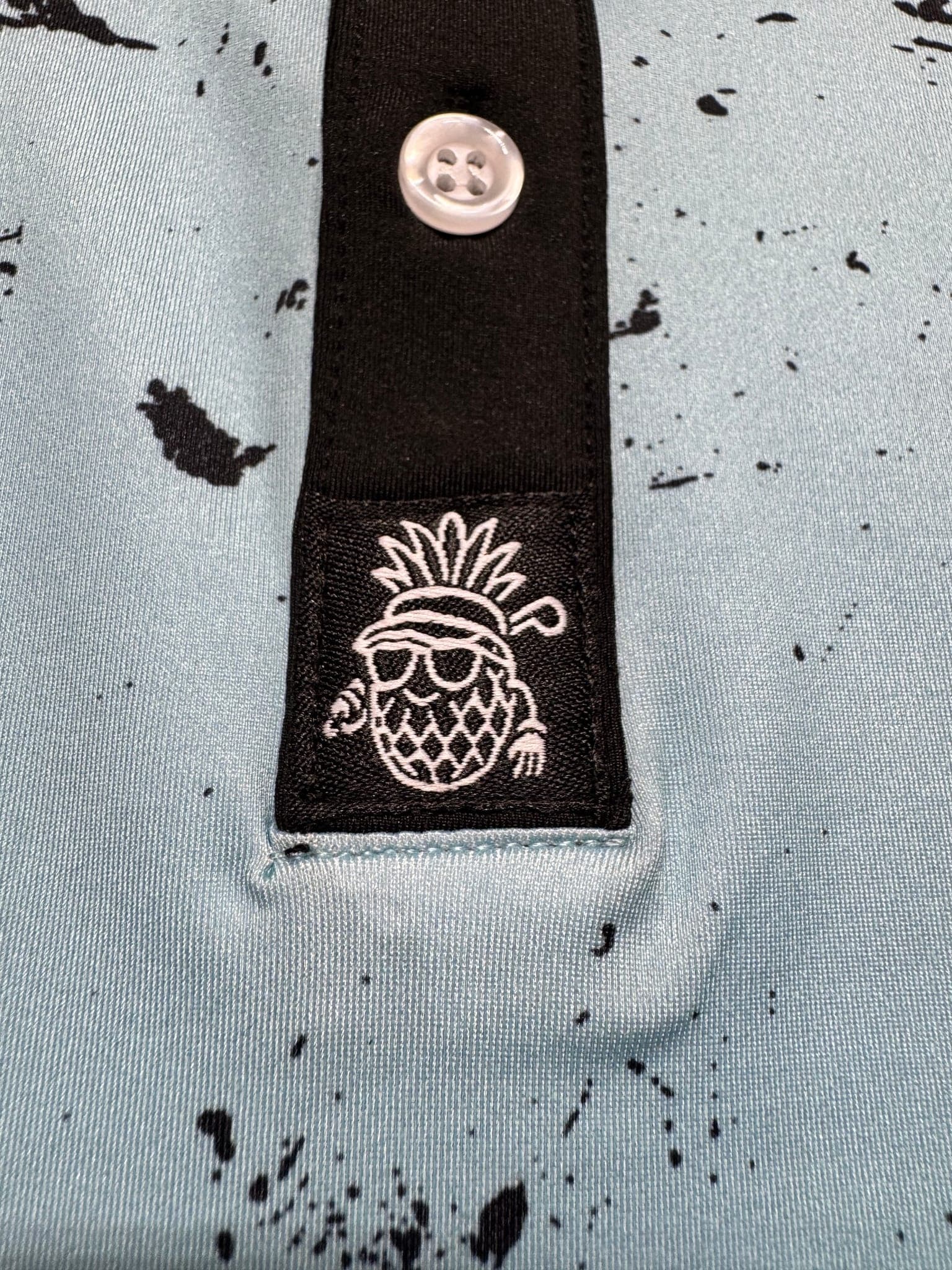 The Drip Performance Polo — Blue — polos by Swingers Club — view 5