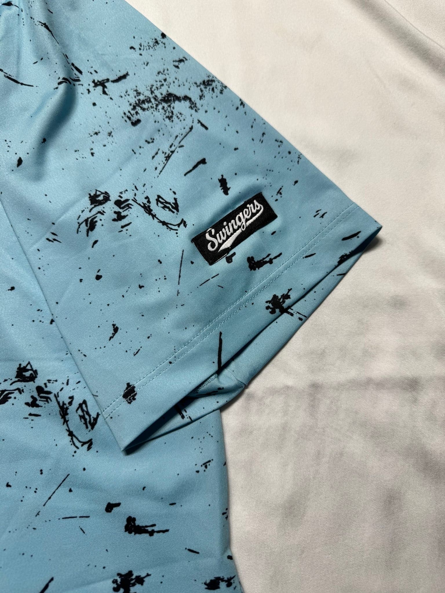 The Drip Performance Polo — Blue — polos by Swingers Club — view 4