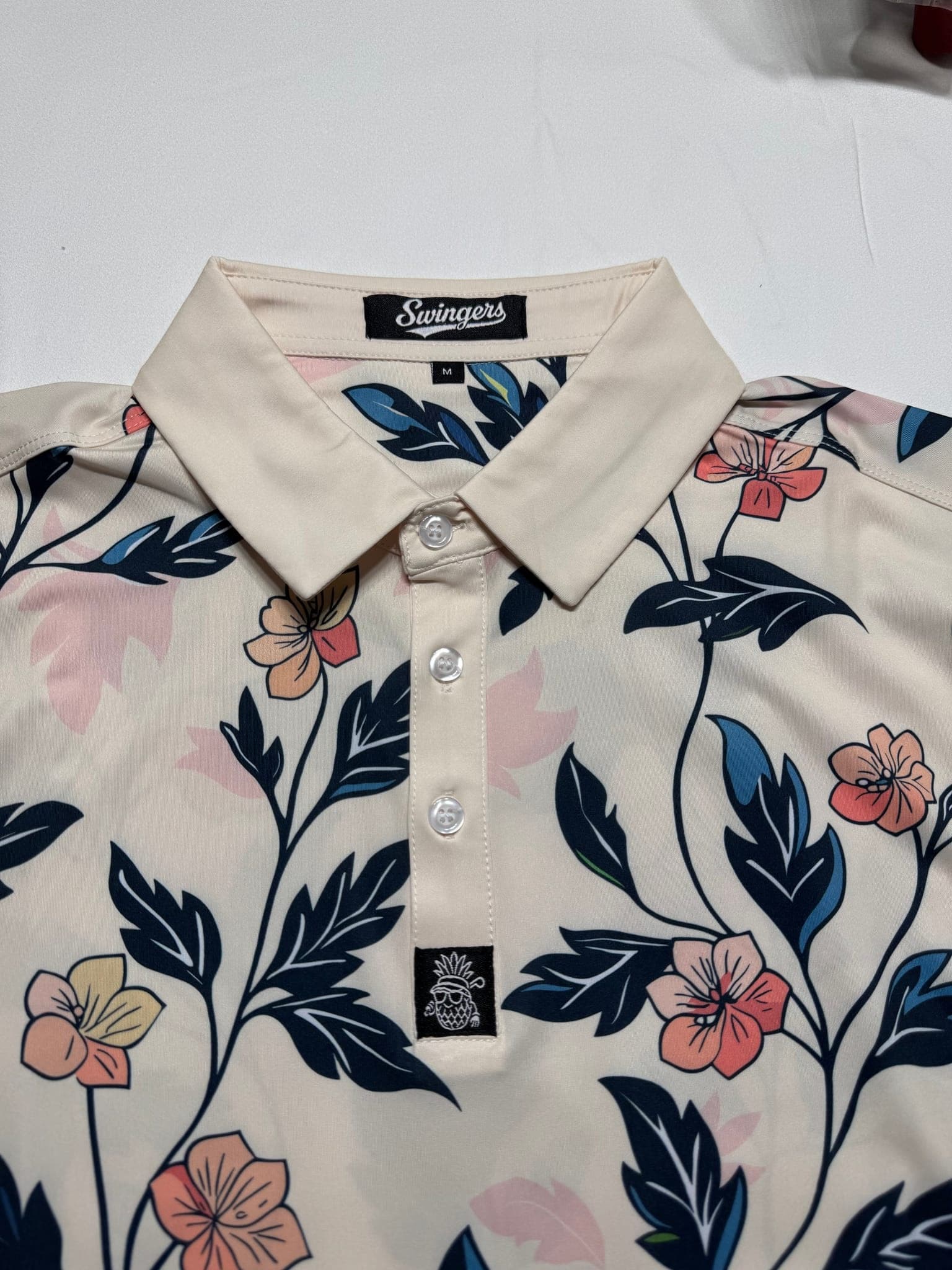 The Bloom Performance Polo — Multi — polos by Swingers Club — view 3