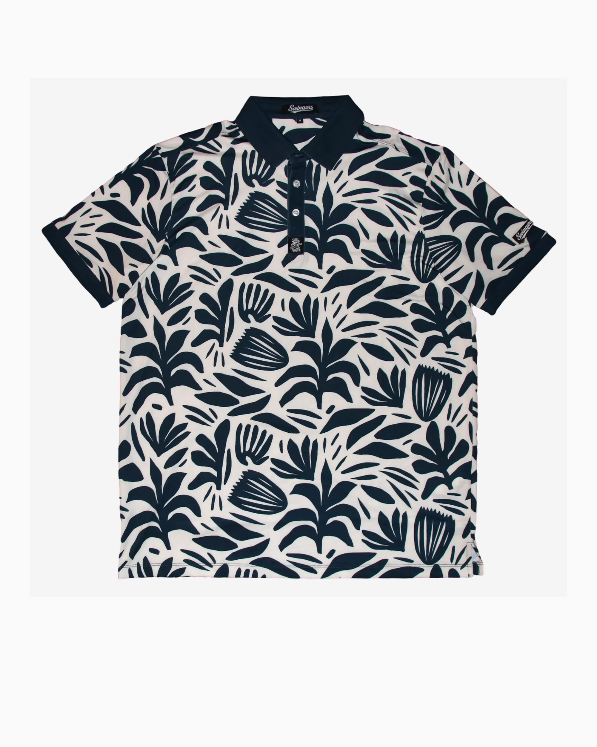 The Coastal Performance Polo — Blue — polos by Swingers Club — view 2