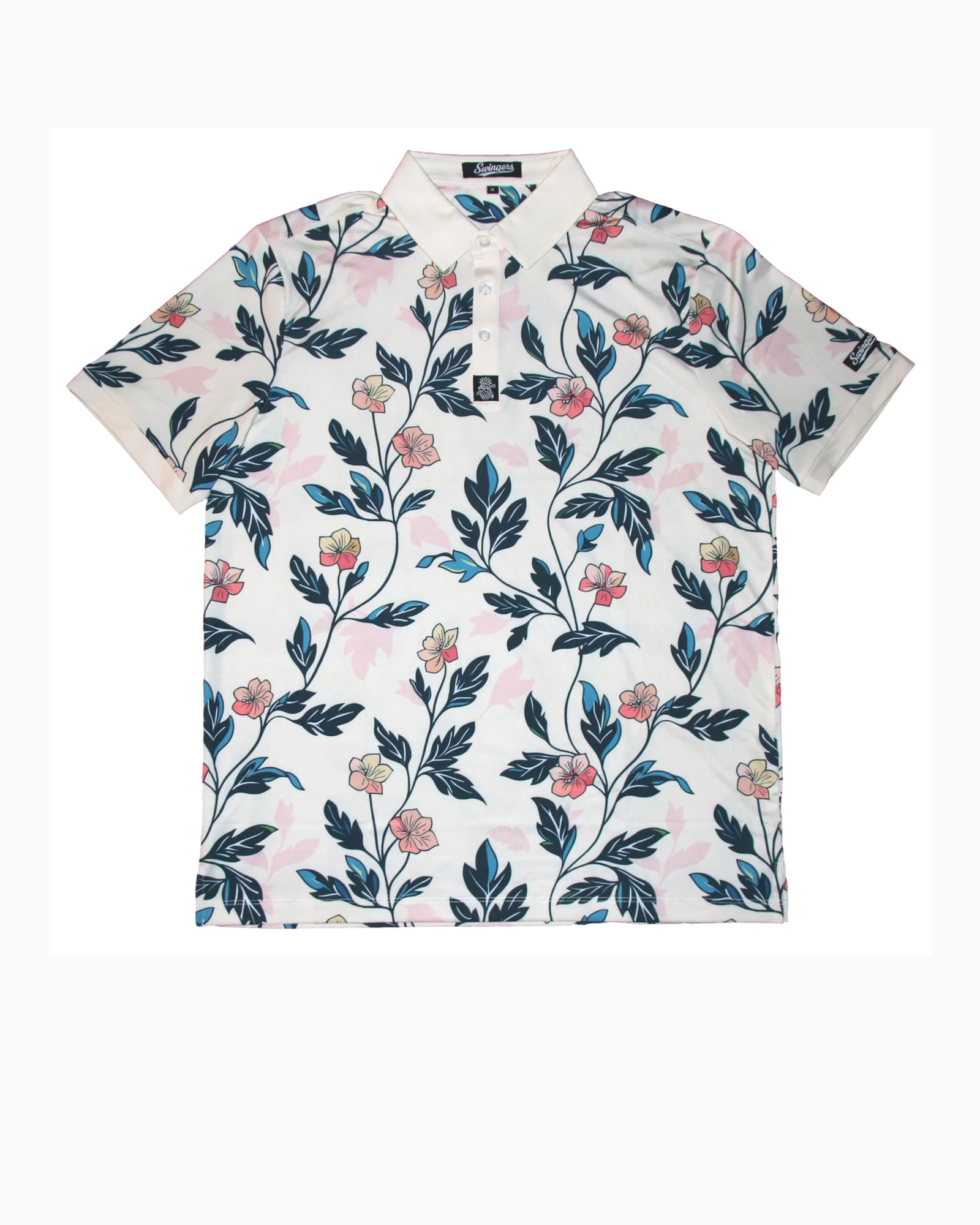The Bloom Performance Polo — Multi — polos by Swingers Club — view 2